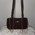 The Classic Chain Bag- Dark Brown