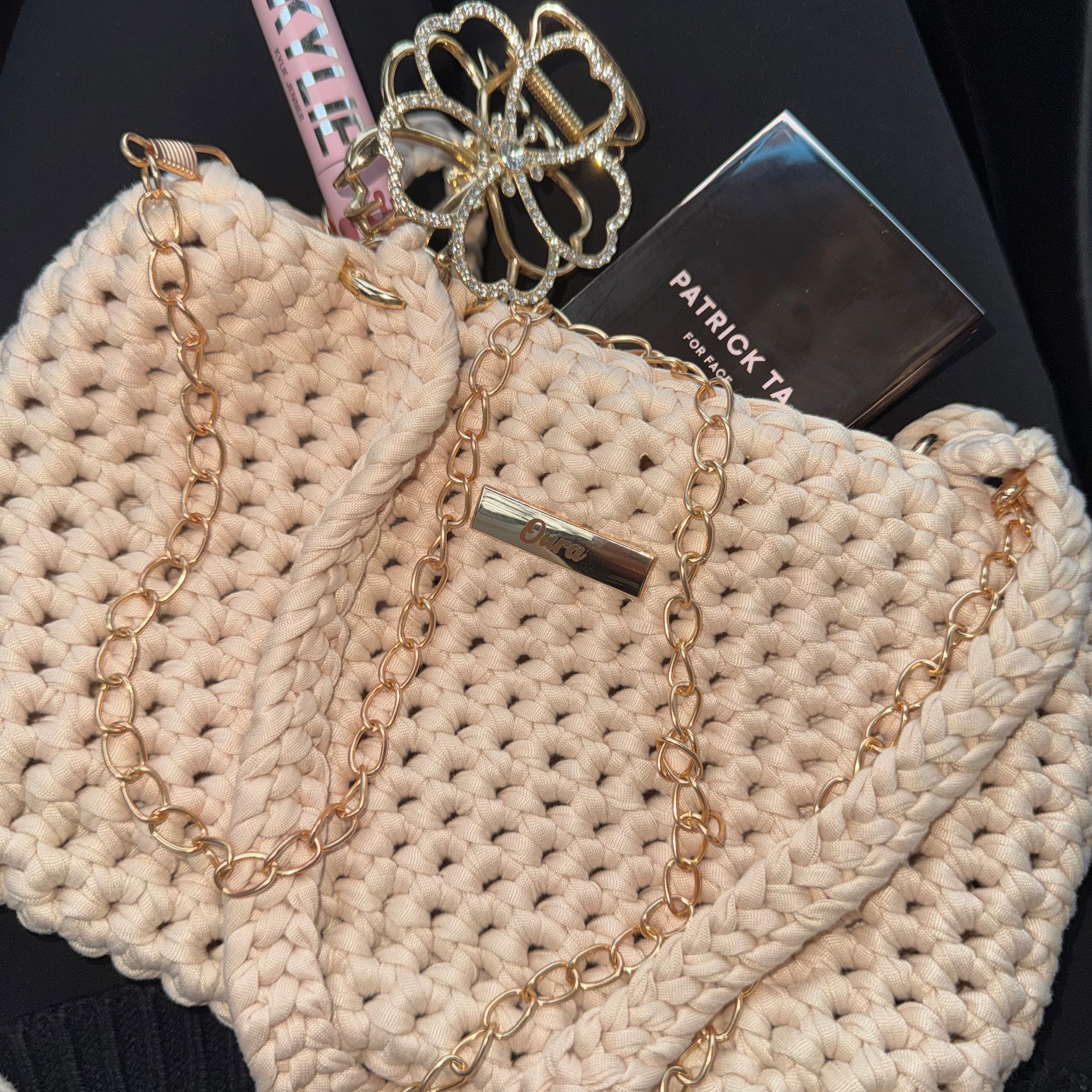 The Classic Chain Bag- Cream