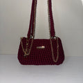 The Classic Chain Bag- Burgundy