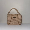 The Jasmine Bag- Cream (Gold Rhinestone Details)